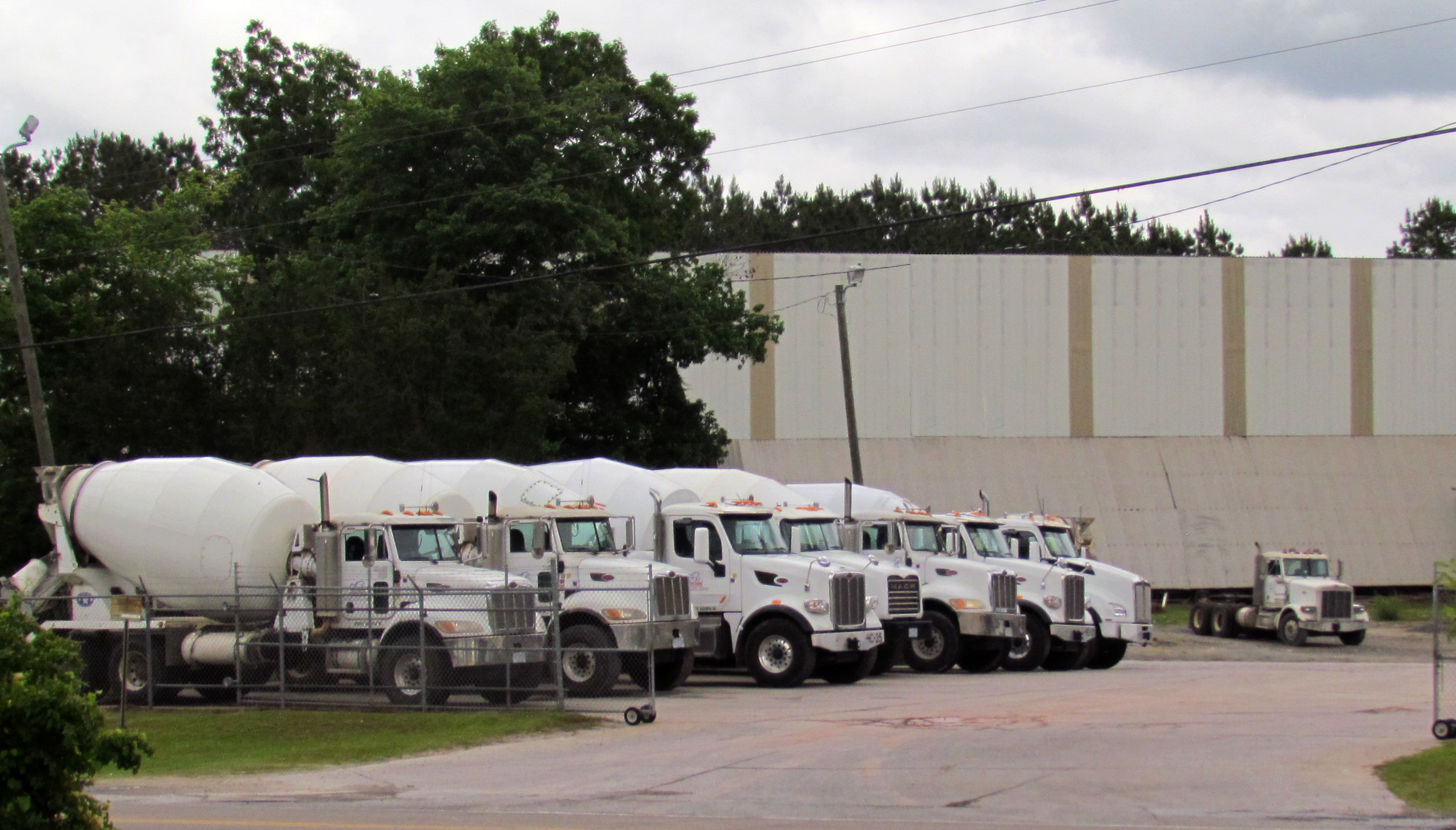 Fleet of Concrete Trucks
